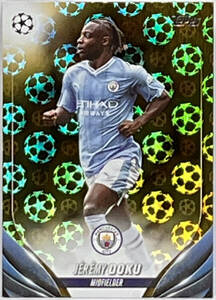 【ドク/Jeremy Doku】2023-24 Topps UEFA Club Competitions Starball Foil