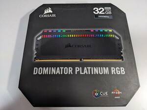 CORSAIR DDR4-3600MHz DOMINATOR PLATINUM RGB 32GB 16GB×2 元箱付　（中古）