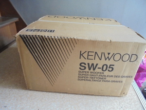 KENWOOD- Kenwood /SUPER WOOFER- super subwoofer SW-05/ in box unused beautiful goods - long-term keeping goods 