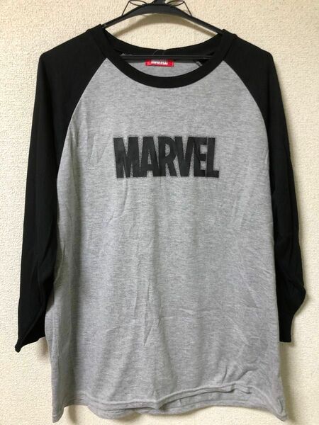 新品　marvel 7部袖　Tシャツ　メンズ　LL