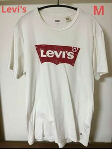 Levi's リーバイス ロゴ Tシャツ M 赤タブ 白