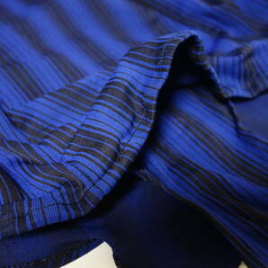 794■（昭和レトロ）青ストライプ 旧型スカート水着 【送料300円】の画像4