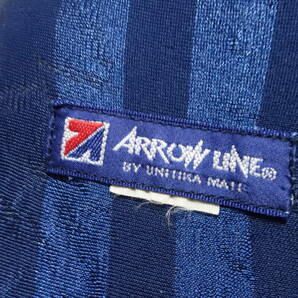 827■ユニチカメイト ARROW LINE ネイビーシャドーストライプ競泳水着/サイズL 【送料300円】の画像4