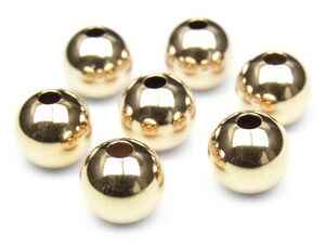 14KGF ビーズ 丸玉 8mm[1コ販売] / 14K-BZ8