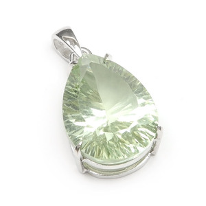  green amethyst pendant top No.6[1 point thing ] / 60-35 AM-PT6