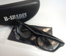 【偏光サングラス】B-SHADES 103◎ウェリントンタイプ▽グレー▽Ｆ：マットブラック★COOL BIKERS♪_画像3