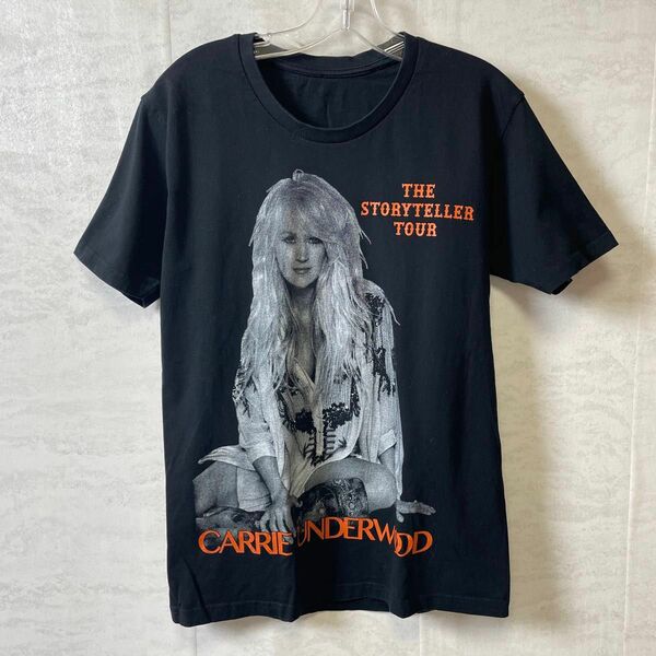 バンドTシャツ 半袖プリントTシャツ 黒 クルーネック　サイズM メンズ古着