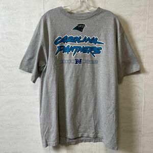 Tシャツ 半袖　プリントTシャツ　NFL チームアパレル　灰色グレー　メンズ古着　アメフト