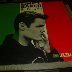 LP12in 米JAZZLAND盤JLP18mono 小ラべ橙両太溝DG, CHET BAKER/in Milan即決もの画像1