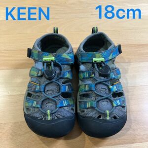 KEEN キーン　サンダル　18cm 水陸両用サンダル　18センチ　アウトドアサンダル　マリンシューズ　靴　男の子　女の子