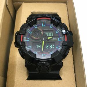 35414 0420Y G-SHOCK カシオ GA-700RGB 稼働品 