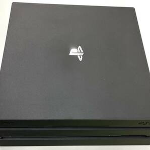 【7396】PS4 Pro CUH-7200B コントローラ2つ付き ケーブル付き 箱付き プレステーション4 通電確認済 プレステ ゲーム機の画像4