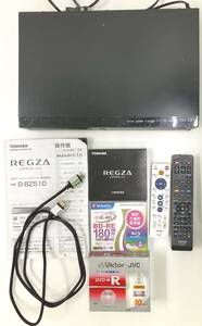 【7616】TOSHIBA 東芝 REGZA HDD＆BLU-RAY CISC RECORDER ブルーレイレコーダー D-BZ510 付属品付き 通電確認済み