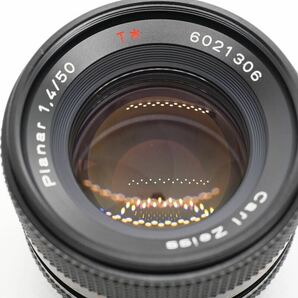 ★中古良品★CONTAX Carl Zeiss planar 1.4/50 プラナー 50mm AEJの画像6