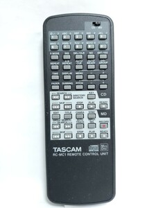 純正 TASCAM リモコン RC-MC1 動作確認◯ MD-70CD-S 用 MDレコーダー オーディオリモコン