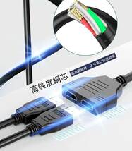 HDMI 分配器 HD1080 HDMI 1入力2出力 電源不要（長さ：30cm）_画像3