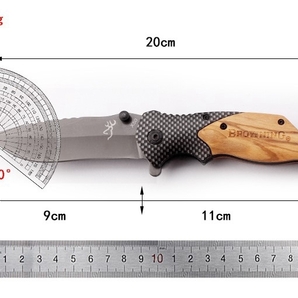 アウトドアナイフ フォールディングナイフ キャンプ 折りたたみナイフ 3CR13鋼 フィッシングナイフ X50の画像3
