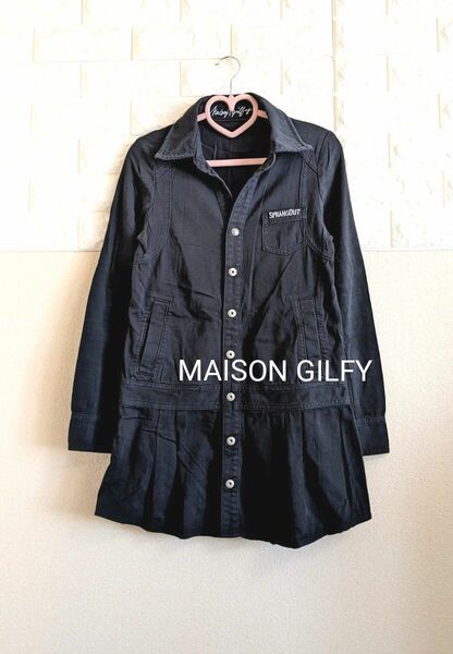 MAISON GILFY サブカル シャツワンピ