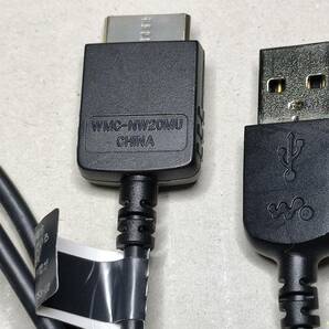 SONY ソニー 純正 ウォークマン WALKMAN WM-PORT 用 WMC-NW20MU USBケーブル 2本セットの画像3