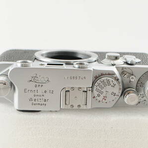 ★美品★ Leica IIIf 3f レッドダイヤル セルフタイマー付 ライカ バルナック型 TEWE Polyfocus View Finder ドイツ製 35-200 #1538の画像3