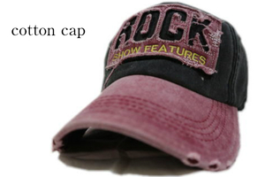 ROCK ワインブラック 新品 送料無料 コットンキャップ スポーツ ゴルフ ウォーキング アウトドア 野球帽 メンズ レディース 帽子
