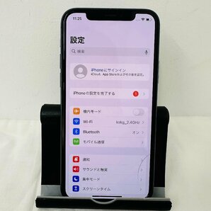 1円~ Apple iPhone 11 Pro 256GB Midnight Green 画面割れ MWCC2J/A バッテリー 80% SIMフリー ロックなし スマホ N0546の画像2