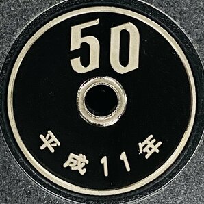 1円~ 1999年 平成11年 通常プルーフ貨幣セット 額面666円 年銘板有 全揃い 記念硬貨 記念貨幣 貨幣組合 日本円 限定貨幣 P1999の画像10