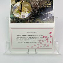 1円~ 桜の通り抜け貨幣セット 今年の花 市原虎の尾 ミントセット 1997年 平成9年 額面666円 銀約4.39g 記念硬貨 銀メダル 日本桜花 MS1997_画像2