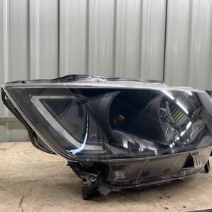 6-0407-6 ★ レンズ リペア コーティング済み ★ スズキ ワゴンR 純正ヘッドライト MH34S スティングレー 加工 インナー ブラック 改造車の画像4