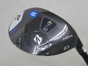 新品(※) 2024 ◆ B3 ＭAX ハイブリッド H5 25° ◆ (R) VANQUISH BSh40 カーボン ◆ 25度 ビースリー HY UT ユーティリティ ブリヂストン