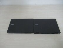 NEC PC-VKT-12HZG3 i5-7Y54 1.2G 4GB/SSD128GB 12.5インチDVD無/2台セット(E-44 24-03845.6)_画像5