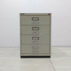 BISLEY ビスレー BASIC STYLE F4 キャビネット 鍵無し 引き出し4段 リモートワークデスク 袖机 デスクワーク BASIC series Multi-drawer Dの画像1