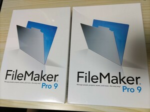 FileMaker Pro 9 ファイルメーカー プロ windows & Mac 両方対応 新品未開封 2セット