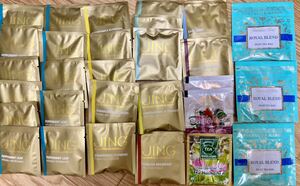 【紅茶ティーバッグセット】①JING TEA 7種類23袋②FORTNUM&MASON 3袋③おまけ3袋