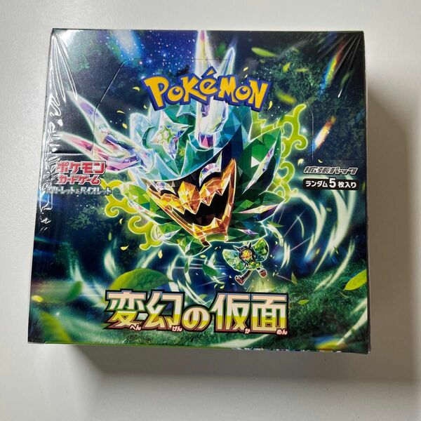 【BOX】 ポケモンカードゲーム スカーレット＆バイオレット 拡張パック 変幻の仮面