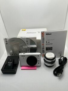 Nikon ニコン1 J1 レンズキット ホワイト 元箱付き★難あり品★