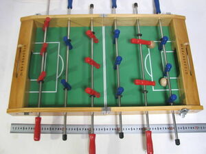 木製テーブルサッカーゲーム フーズボール Foosball The Land of Nod製 71X64X8cm 二つ折り/折畳み 中古