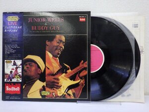 LP レコード 帯 2枚組 Junior Wells & Buddy Guy ジュニア ウエルズ バディ ガイ【 E+ 】 D16616Z