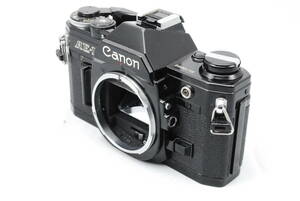 【シャッター鳴き無し】★キャノン・モルトプレーン新品交換済★ Canon AE-1 SLR Film Camera Black 本体のみ #0621