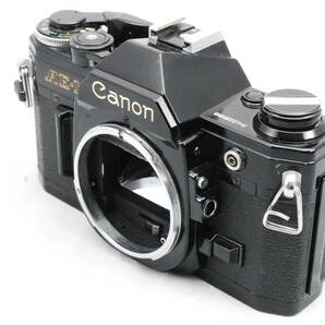 【シャッター鳴き無し】★キャノン・モルトプレーン新品交換済★ Canon AE-1 SLR Film Camera Black 本体のみ #0061の画像1