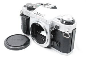 【意外と綺麗・シャッター鳴き無し】★キャノン・モルトプレーン新品交換済★ Canon AE-1 PROGRAM SLR Film Camera silver 本体のみ #0664