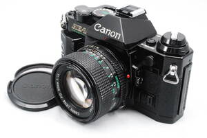 [ shutter tweet less ]* Canon * malt new goods replaced * Canon AE-1 PROGRAM Black #0671 + CANON LENS NEW FD 50.f/1.4 #0672