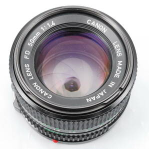 【意外と綺麗・シャッター鳴き無し】★キャノン・モルト新品交換済★ Canon A-1 #0692 + CANON LENS NEW FD 50㎜ f/1.4 #0693の画像9