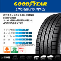 グッドイヤー エフィシエント グリップ RVF02 155/65R13 73H サマータイヤのみ・送料無料(1本)_画像2