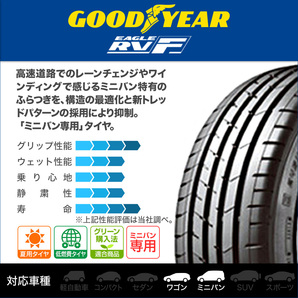 グッドイヤー イーグル RV-F(RVF) 165/60R15 77H サマータイヤのみ・送料無料(4本セット)の画像2