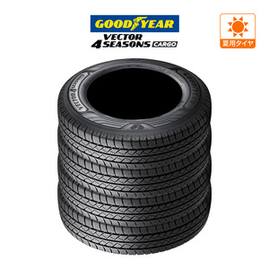 グッドイヤー ベクター 4Seasons CARGO 195/80R15 107/105N オールシーズンタイヤのみ・送料無料(4本セット)