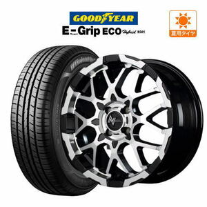 サマータイヤ ホイール 4本セット MID ナイトロパワー M28 バレット KC GY エフィシエント グリップ エコ EG01 175/60R16 クロスビー