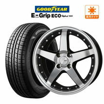 サマータイヤ ホイール 4本セット BADX ロクサーニ グラスターファイブ GY エフィシエント グリップ エコ EG01 175/60R16 クロスビー_画像1