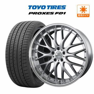 サマータイヤ ホイール 4本セット BADX ロクサーニ マルチフォルケッタ TOYO プロクセス FD1 245/35R21 アルファード 30 等