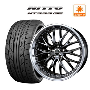 サマータイヤ ホイール 4本セット BADX ロクサーニ マルチフォルケッタ MS3 NITTO NT555 G2 245/35R21 アルファード 30 等